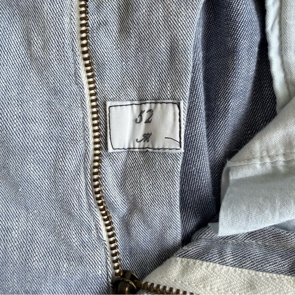 Mason’s Torino Style Linen Blend Casual Dress Trousers Light Blue EU 52 Italy - Picture 5 of 12